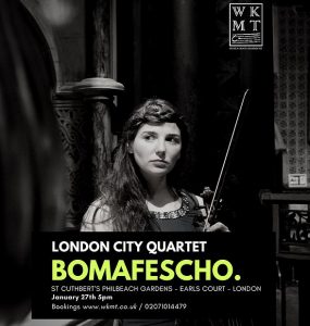 The most thrilling evening of world premieres by London City Quartet